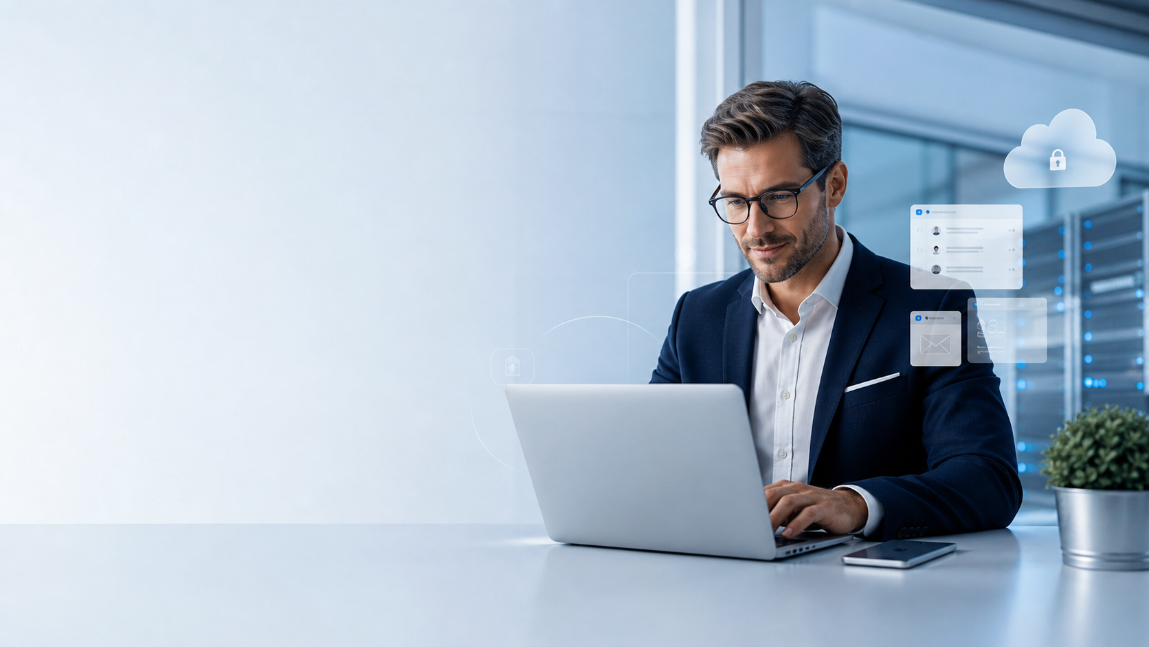 Kurumsal mail hosting kullanan profesyonel